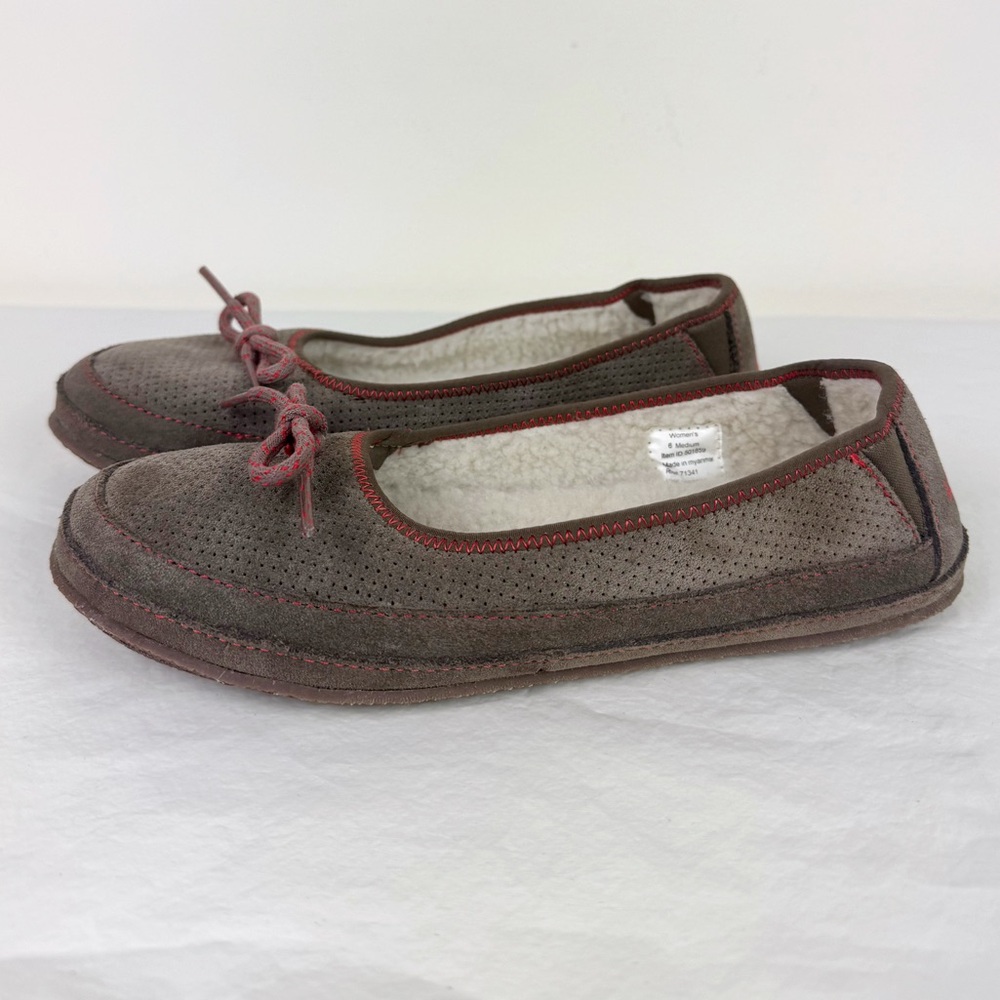L.L. Bean Ballet Flat Shearling Slippers